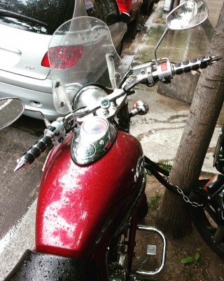 Puños nuevos, justo se largo a llover después de instalarlos!